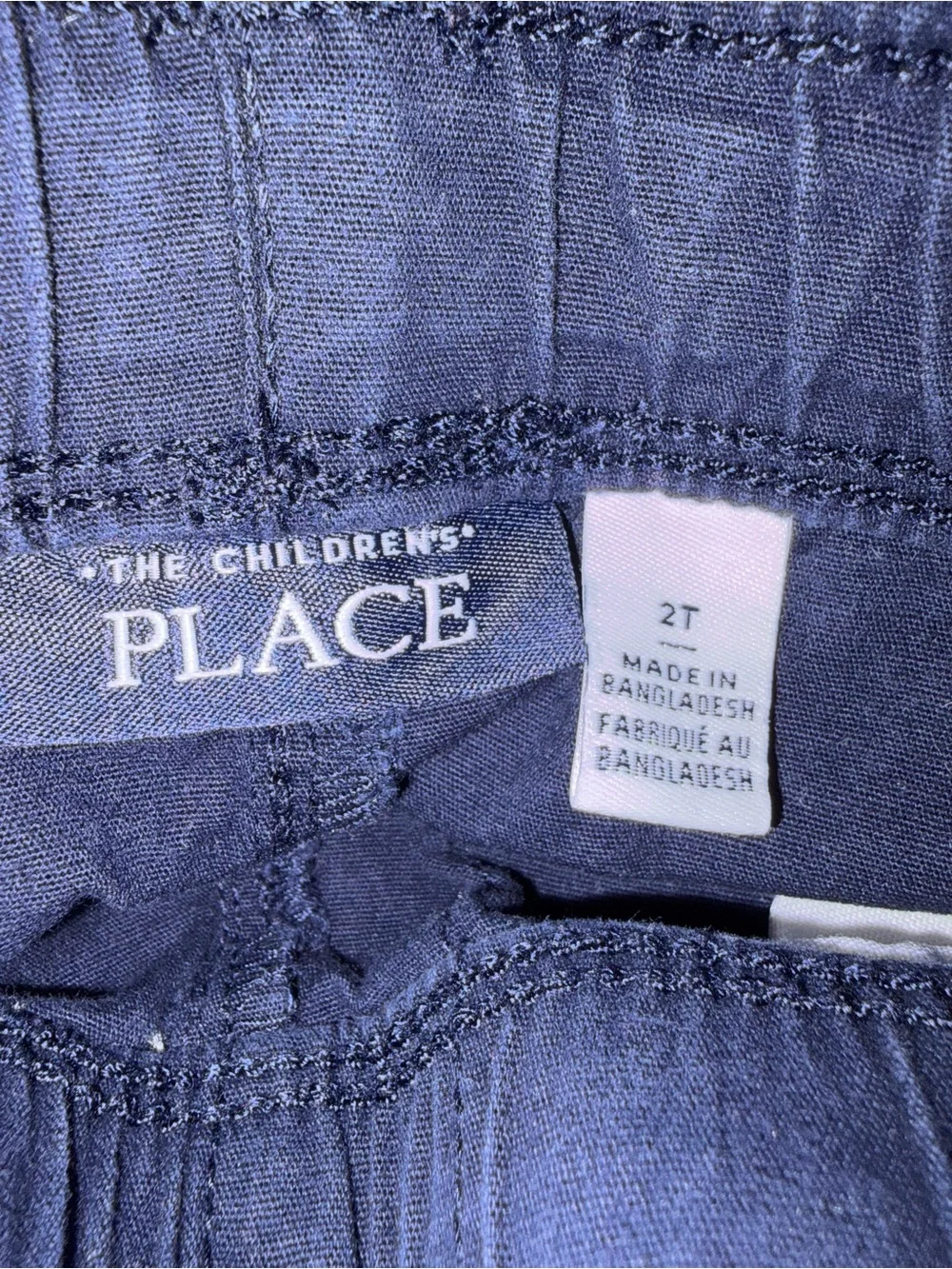The Children's Place Navy & Khaki Drawstring Joggers